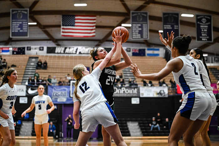 South Medford West Salem 6A Oregon girls basketball quarterfinal Naji Saker -36